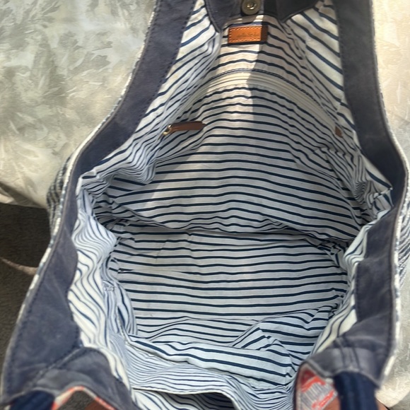 Stella & Dot large nautical beach tote - Picture 5 of 8